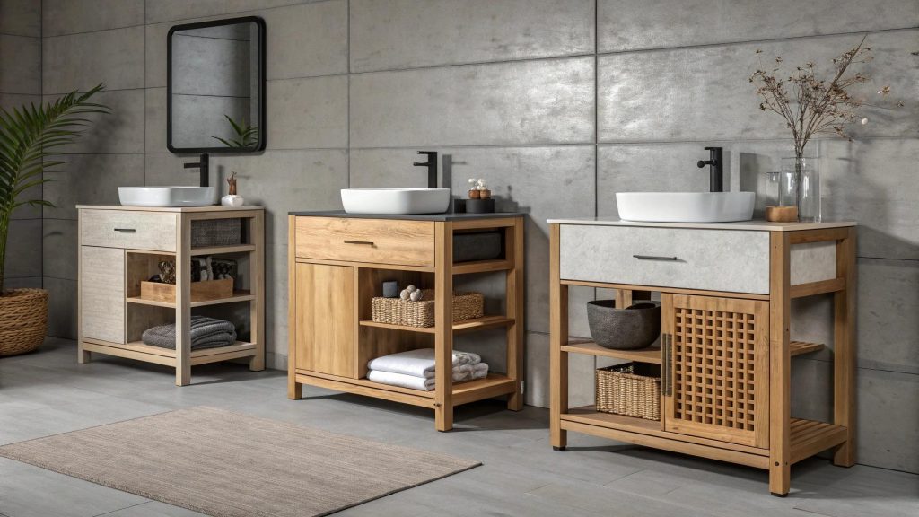 Jak dobrać meble do łazienki w stylu nowoczesnym, boho lub loftowym?
