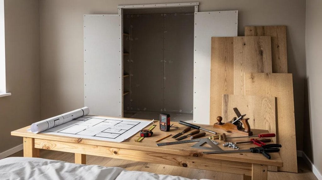 Garderoba walk-in w sypialni – realizacja krok po kroku