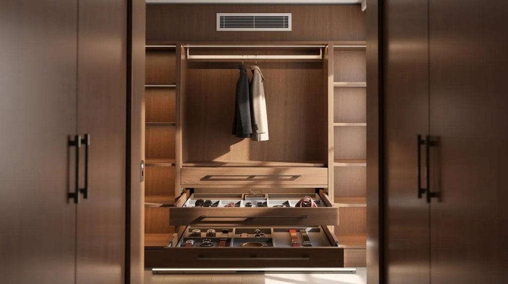 Garderoba walk-in w sypialni – realizacja krok po kroku
